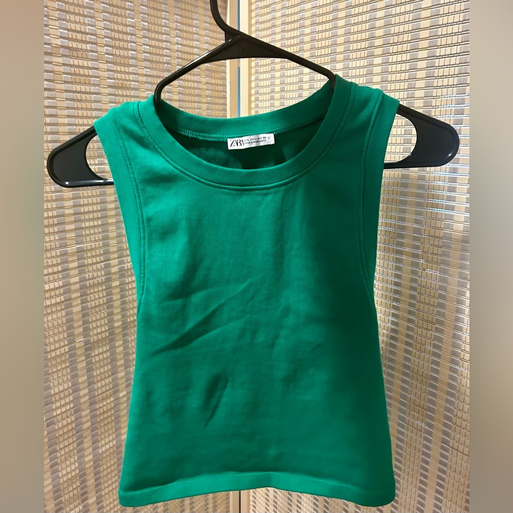 ZARA TANK GREEN